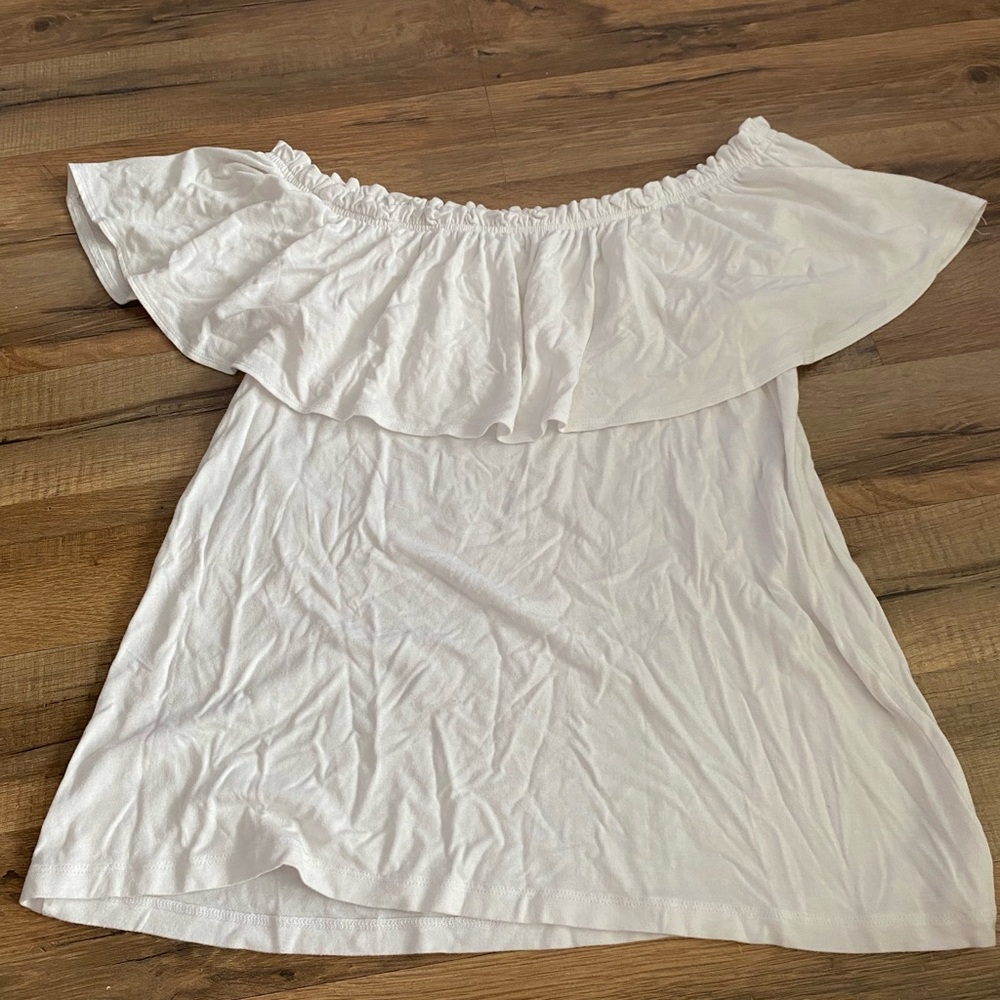 abercrombie & fitch off the shoulder top